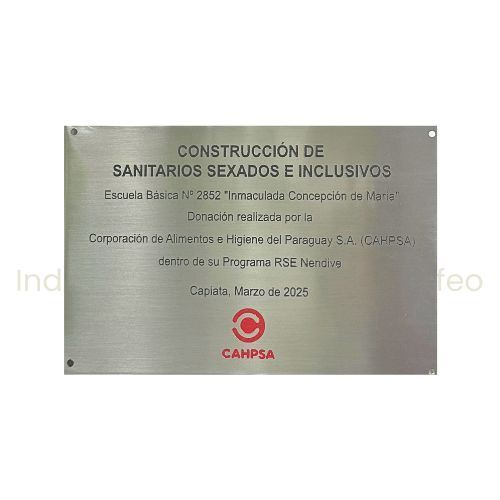 Imagen de Placa para exteriores - M4.50